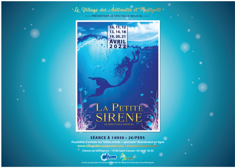Spectacle musical : La Petite Sirène avril 2022